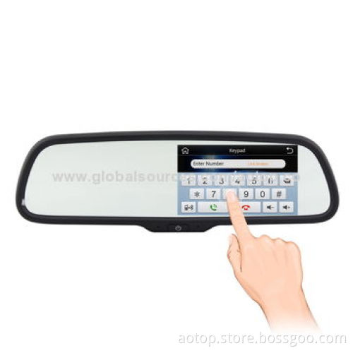 5-inch Smart Mirror GPS DVR with Bluetooth, Capacitive Touch Screen, FM Transmitter for Audi Series